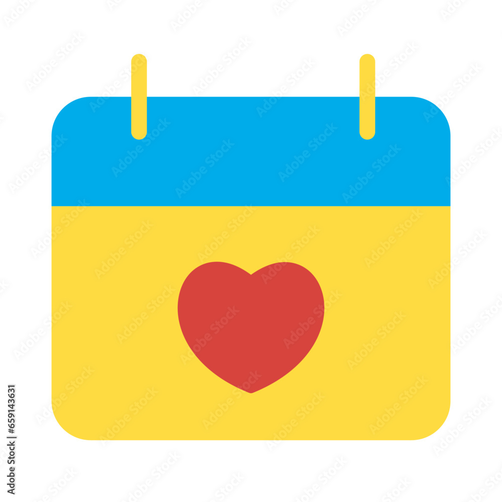 Flat Education Calendar icon Flat Education Calendar icon