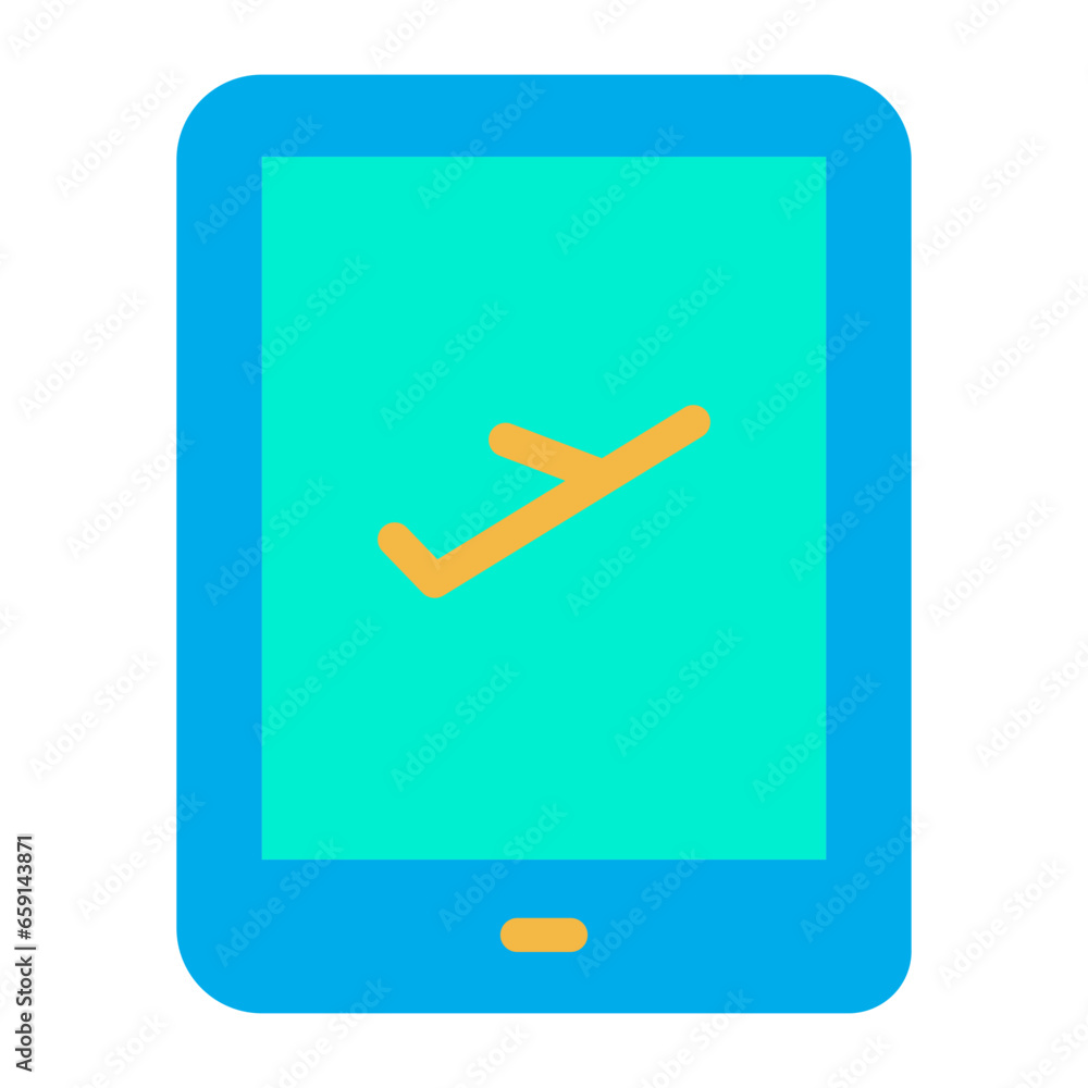 Flat Tab Flight icon Flat Tab Flight icon