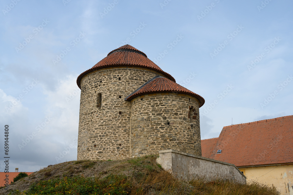 Rotunda of Saint Catherine or Svate Kateriny in Znojmo Castle, Moravia, Czech Republic