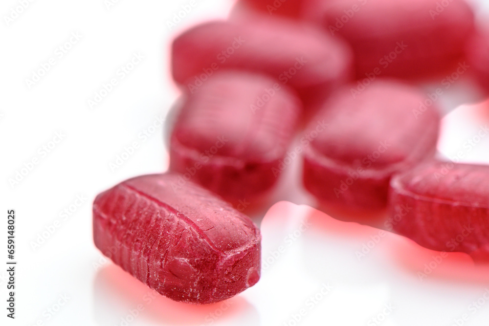 delicious candies on a white table delicious candies on a white table