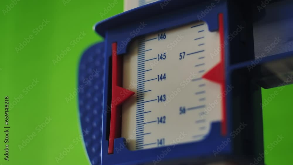 Height equipment for school children to check height during examination ...
