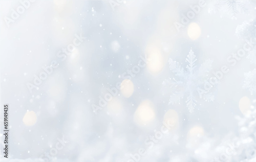 Frost pattern background. Frozen texture in winter (ice crystals) with snowflakes. Snowy sparkle Christmas background © Shiny777