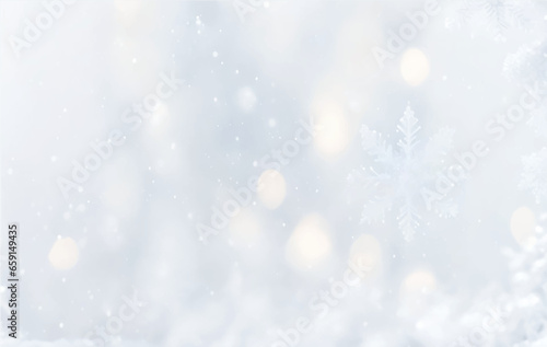 Frost pattern background. Frozen texture in winter (ice crystals) with snowflakes. Snowy sparkle Christmas background