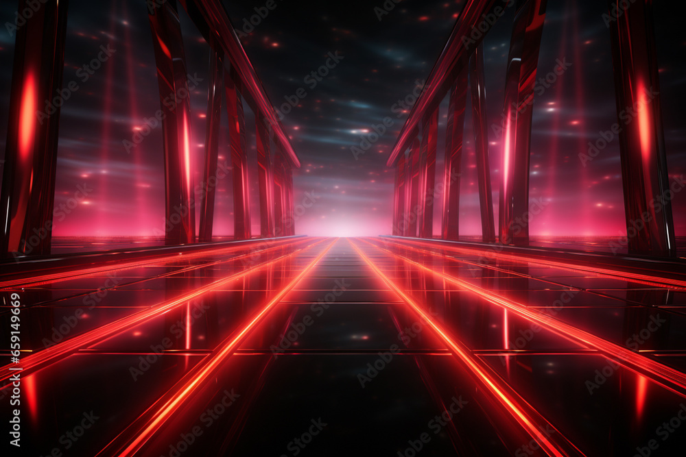 Backdrop With Illumination Of Red Spotlights For Flyers realistic image ultra hd high design Backdrop With Illumination Of Red Spotlights For Flyers realistic image ultra hd high design