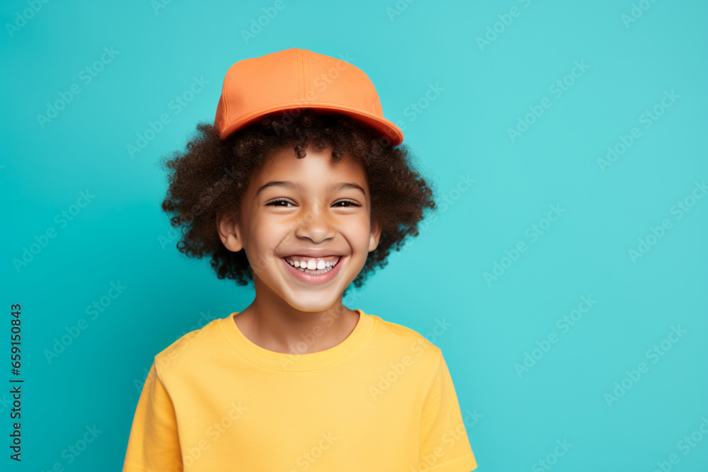 Smiling Child in Excitement Smiling Child in Excitement