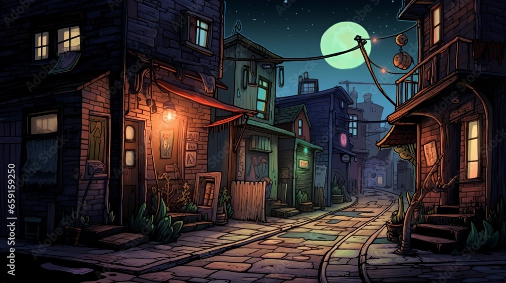 Fototapeta premium illustration, many squares with many and lines