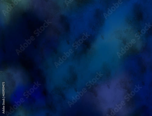 abstract background with smoke motif, with a dominant color of blue full of color on a dark background