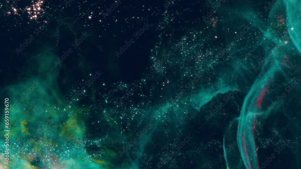 Flying through star fields and galaxies in deep space Flying through star fields and galaxies in deep space