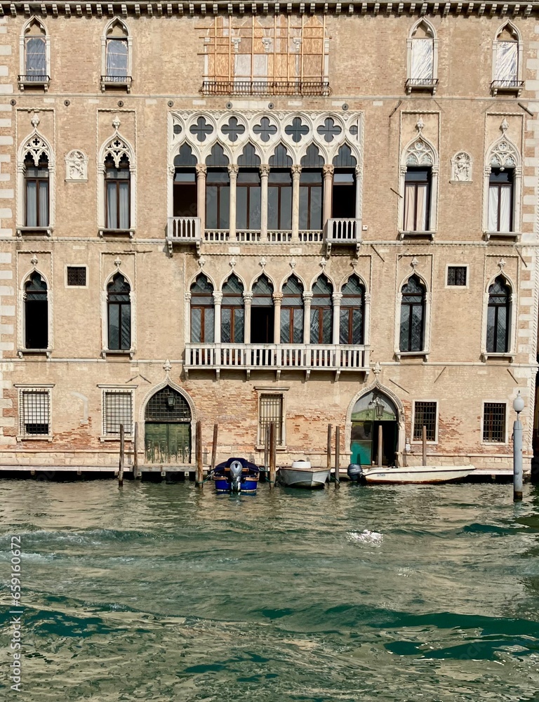 Venice, Italy: old palazzo alongside Gran Canal Venice, Italy: old palazzo alongside Gran Canal