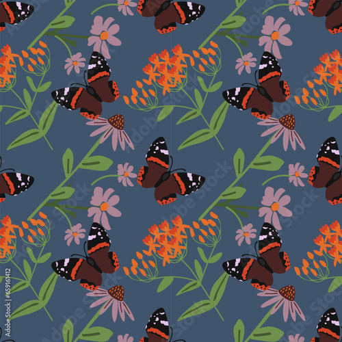 Seamless nature pattern