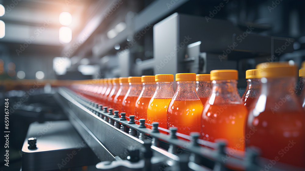 The Beverage factory operates a production line that bottles