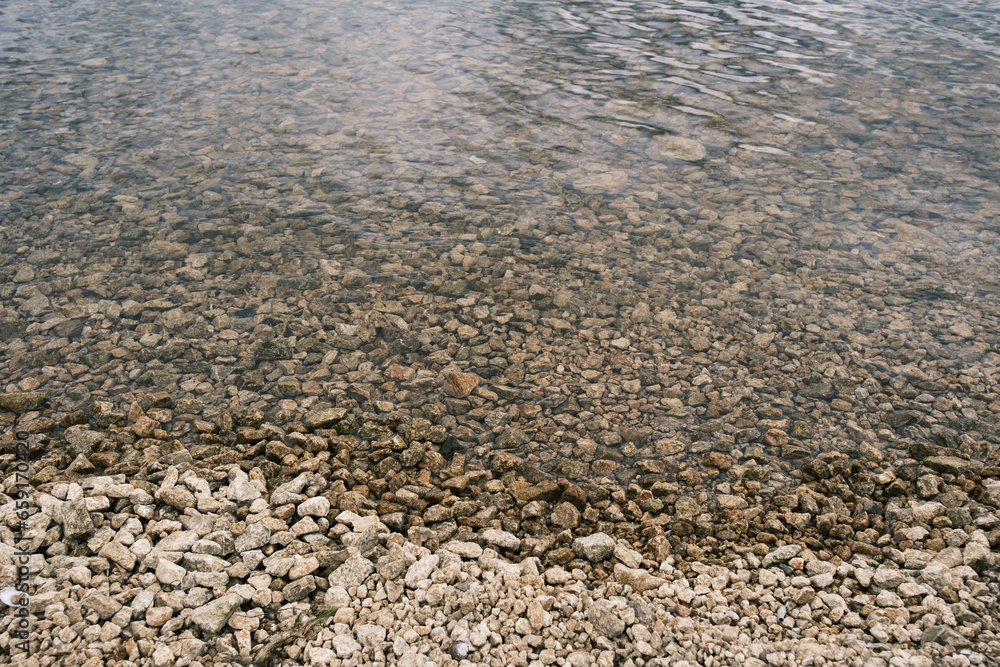 Rocks and clear water Rocks and clear water
