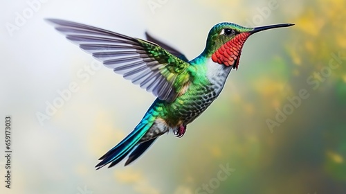 Broad Billed Hummingbird Using different background