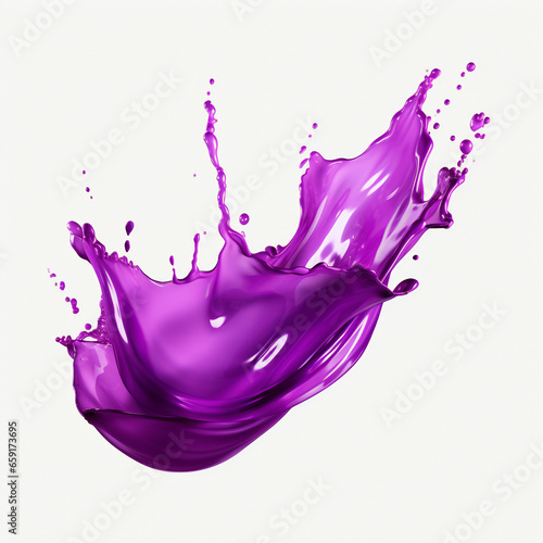 Puple Liquid Splash 