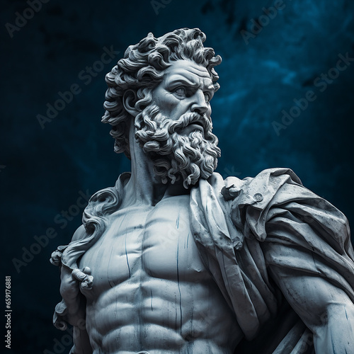 magnificent statue of an Epictetus