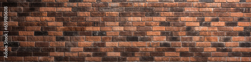 Brick wall background  copyspace banner