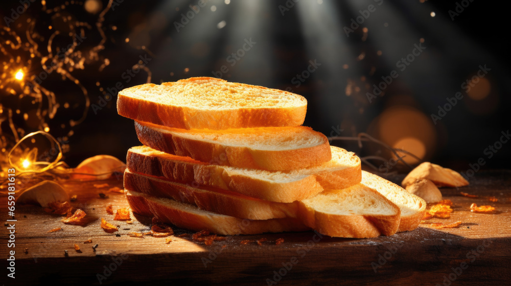 fresh bread from the oven, bakery products, fragrant crispy bread, fresh bread, morning time, bread on the shelves, bakery, bakery business - obrazy, fototapety, plakaty 