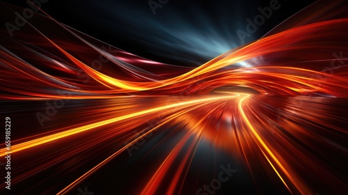 Red Light streaks background stock photography