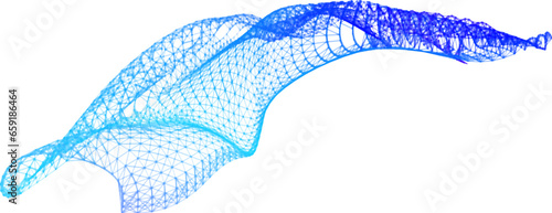 Network lines. Net wave information flow. Scientific paradigm solutions future. Forward vision progress. Big data cells deep development analysis. foresight conference background banner.