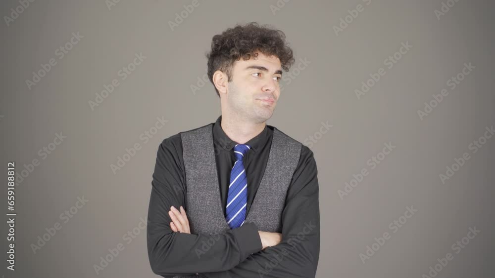 Wrong use of body language.