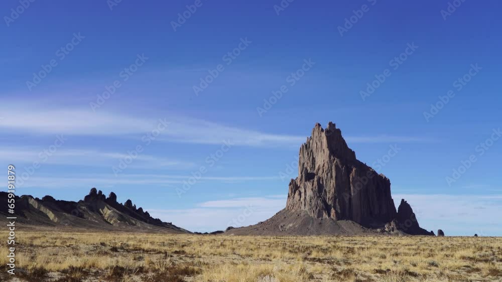 Shiprock New Mexico Southwestern Desert Landscape, America, USA. Shiprock New Mexico Southwestern Desert Landscape, America, USA.