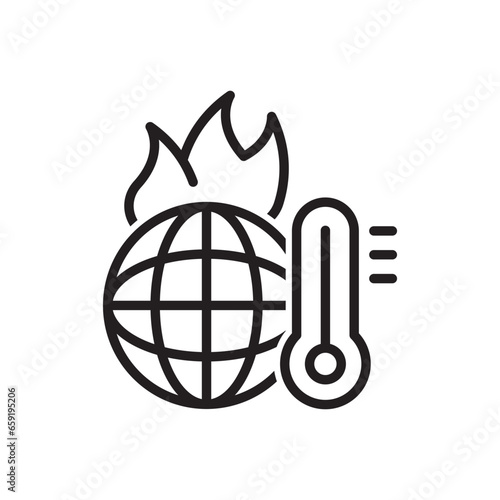 Global Warming Icon