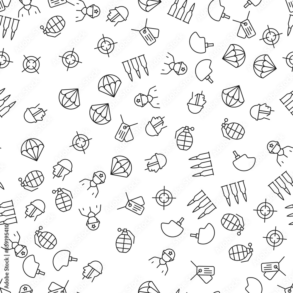Military Seamless Pattern for printing, wrapping, design, sites, shops, apps