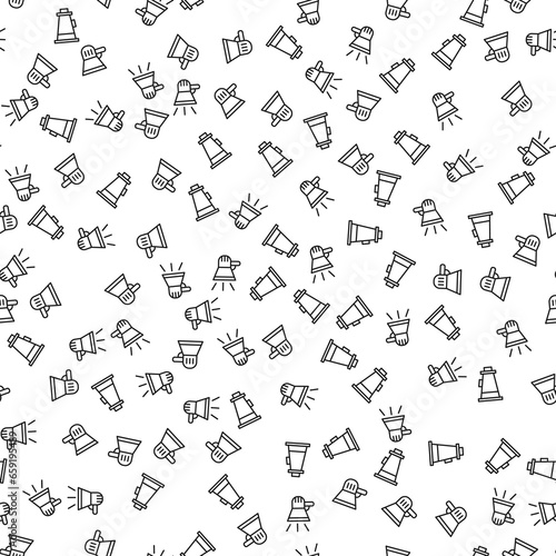 Loudspeakers Seamless Pattern for printing, wrapping, design, sites, shops, apps