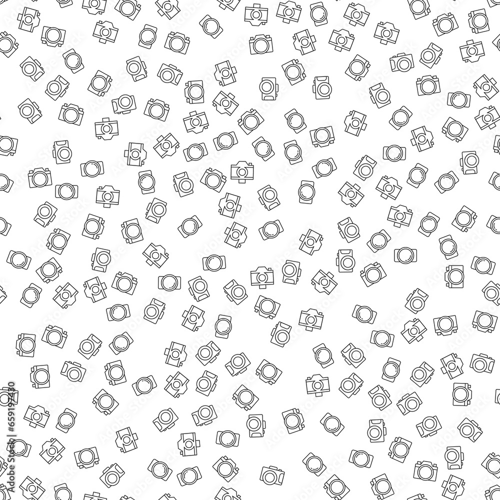 Various Small Cameras Seamless Pattern for printing, wrapping, design, sites, shops, apps Various Small Cameras Seamless Pattern for printing, wrapping, design, sites, shops, apps