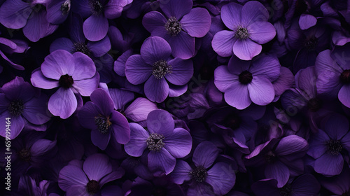 A backdrop of romantic violet flowers photo
