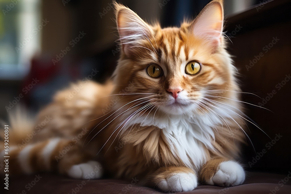 Brown color cute kitten with brown eyes Brown color cute kitten with brown eyes