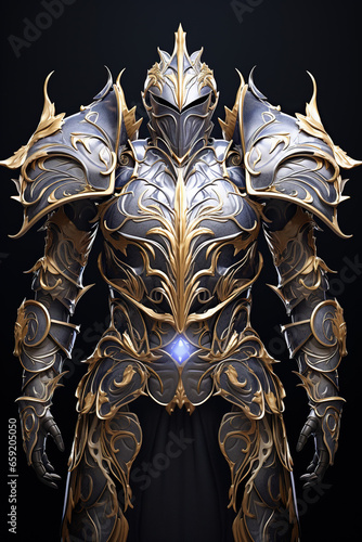 Warrior armor fantasy art concept	
