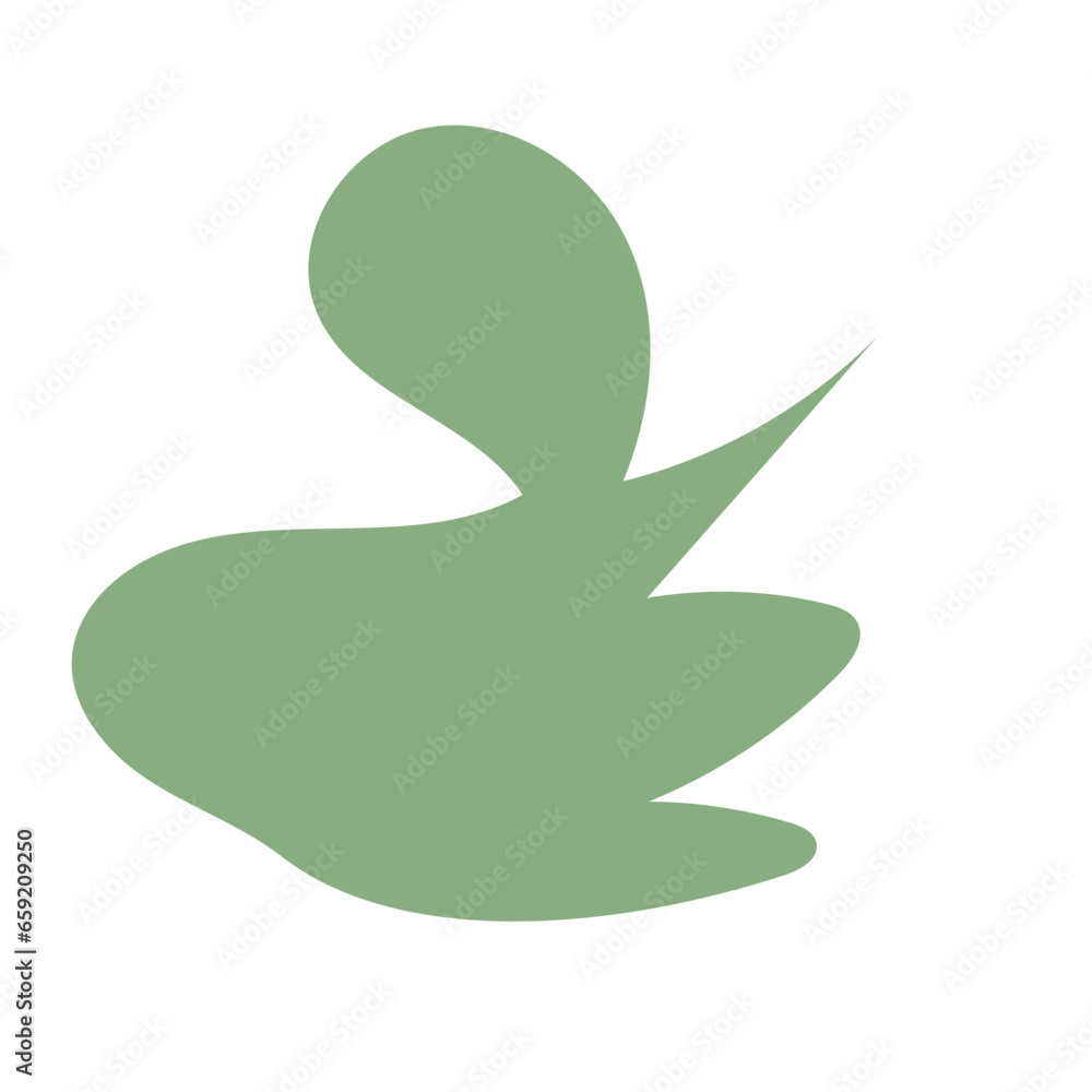 Red green abstract shapes vector decor Red green abstract shapes vector decor