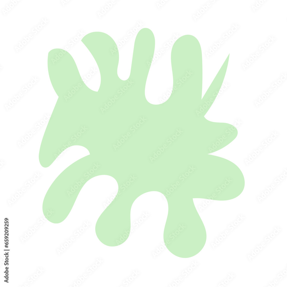 Red green abstract shapes vector decor Red green abstract shapes vector decor