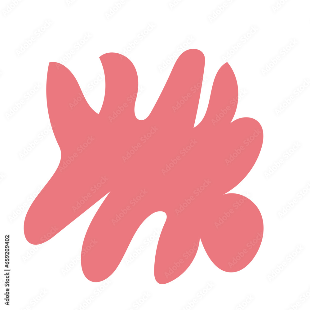 Red green abstract shapes vector decor Red green abstract shapes vector decor