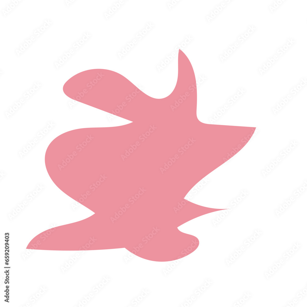 Red green abstract shapes vector decor Red green abstract shapes vector decor