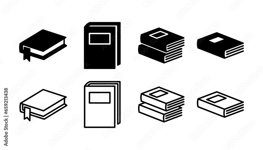 Book icon vector. Open book vector icon. Book icon vector. Open book vector icon.