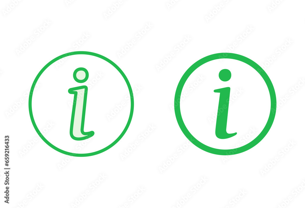 Info sign icon set. about us icon vector. Faq icon Info sign icon set. about us icon vector. Faq icon