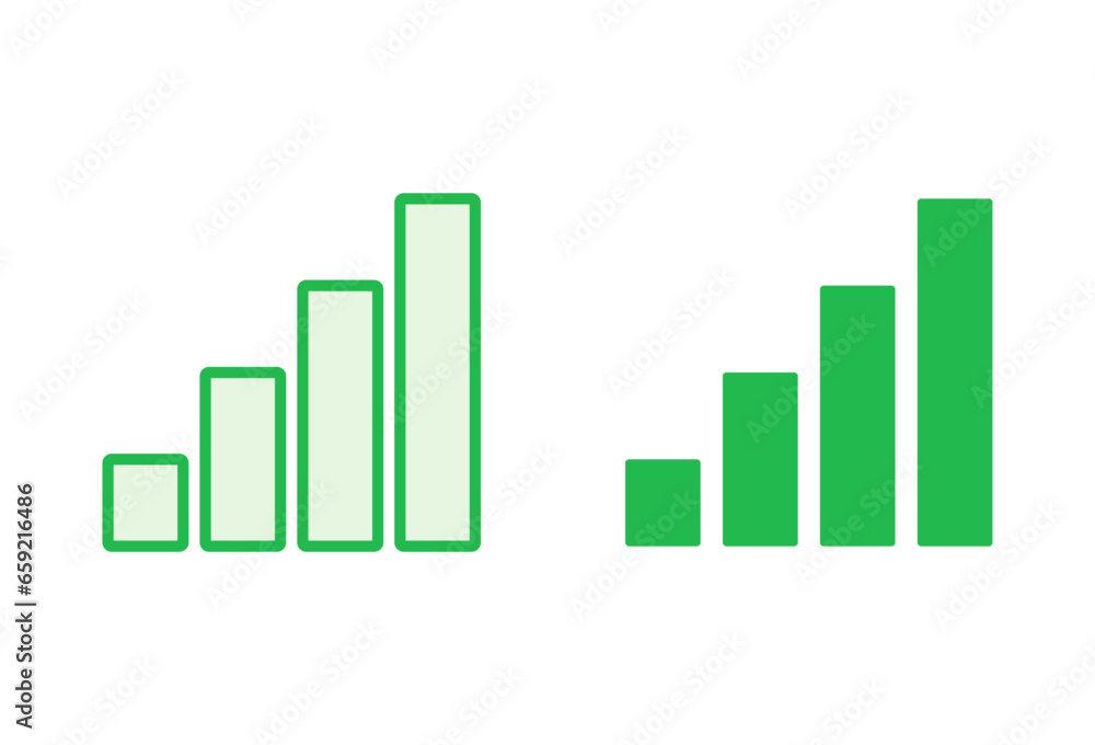 Growing graph Icon set. Chart icon. diagram icon Growing graph Icon set. Chart icon. diagram icon