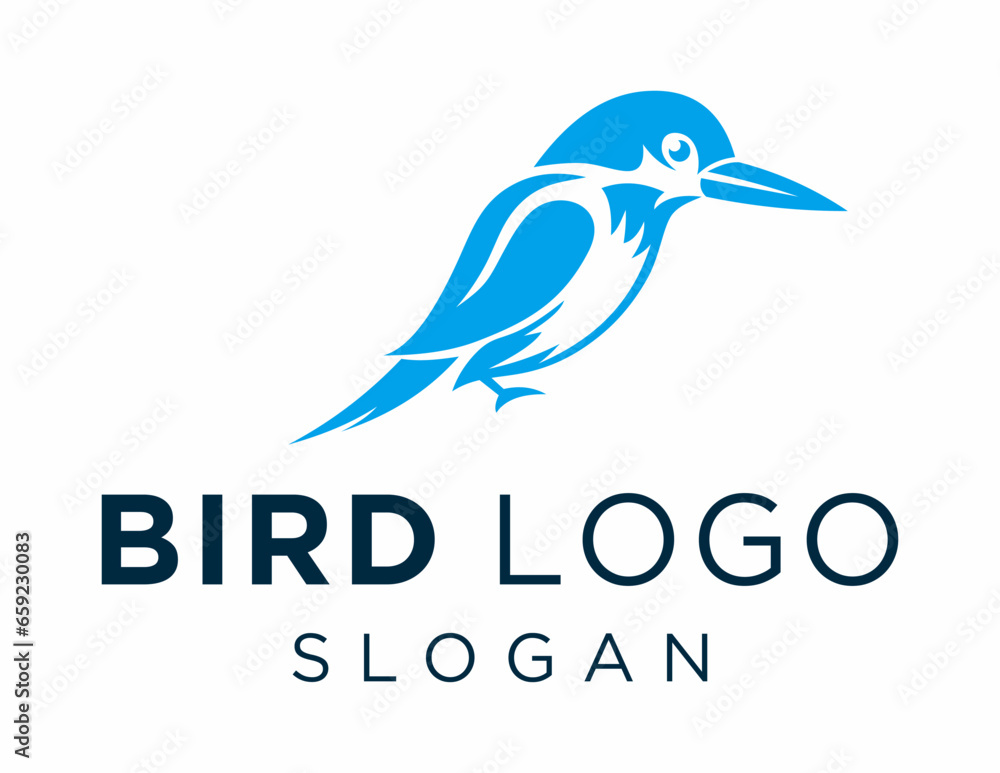 Obraz premium Logo about Bird on a white background. created using the CorelDraw application.