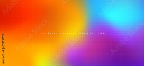 Pixels mosaic gradient colorful graphic design pattern with space for your text. Idea for banners and wallpaper Vector Illustrator EPS