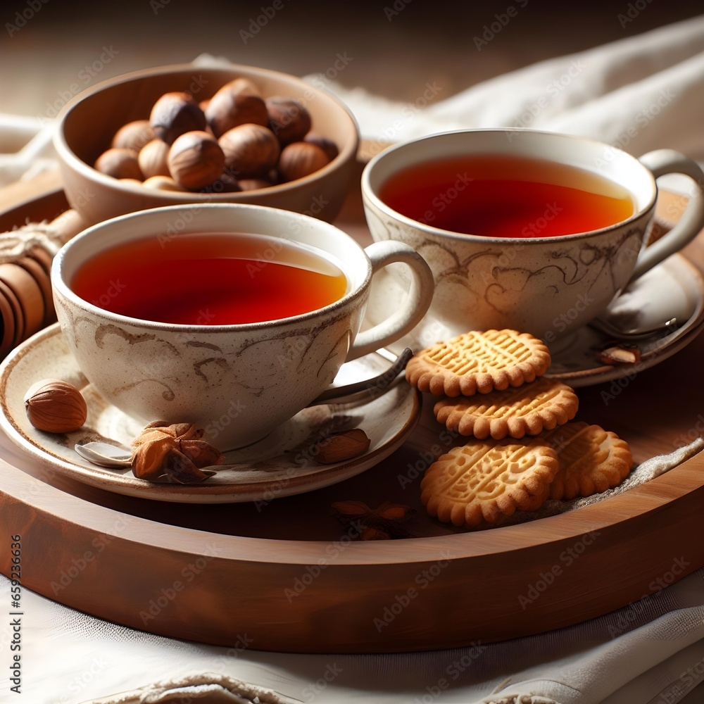 cup of tea and cookies cup of tea and cookies