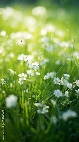 Green Grass and Wild Flowers