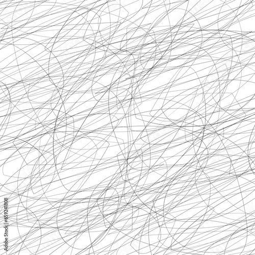 simple abstract grey ash and black color chaotic line pattern art