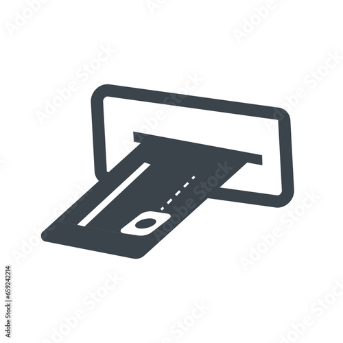 ATM machine concept icon design stock illustration