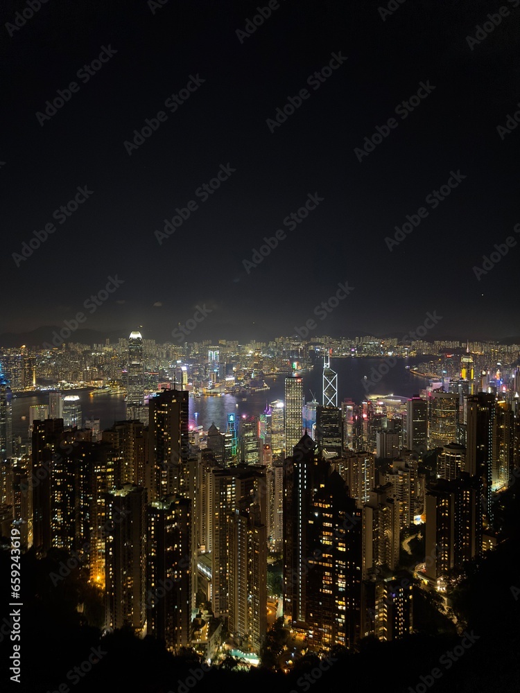 Hong Kong skyscraper at night from The Peak Tower

Raw 48-megapixel iPhone 14 Pro Max.