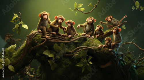 monkey photo illustration © carlesroom