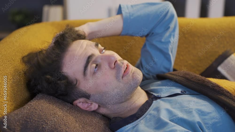 Sleep disorder and discomfort.