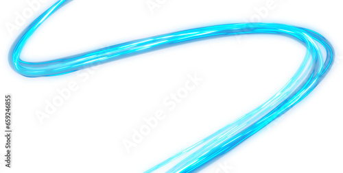  Abstract Blue Neon Motion