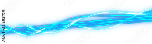 Hyperspace Speed Blue Lines